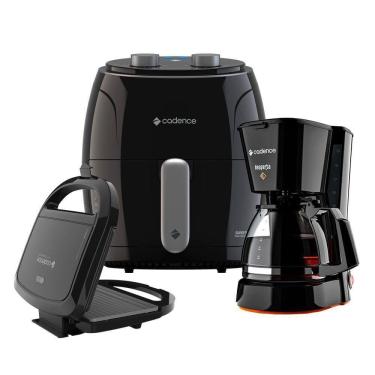 Imagem de Kit Super Cook Cadence Fritadeira 3,8L Sanduicheira Cafeteira 220V