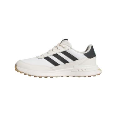 Imagem de adidas Tênis de golfe masculino de couro S2g 24 Spikeless Golf, Calçado branco/carbono/branco giz, 43