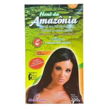 Imagem de Henê Da Amazônia Em Pó Preto Azulado 200g - Divina Dama