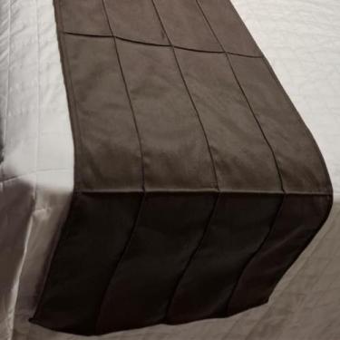 Imagem de Peseira Drapeada Luxo Suede Para Cama CASAL 1,85M x 0,45 CM (ENVIO IME