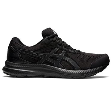 Imagem de ASICS T nis de corrida masculino Gel-Contend 8, Preto/cinza, 9.5 X-Wide