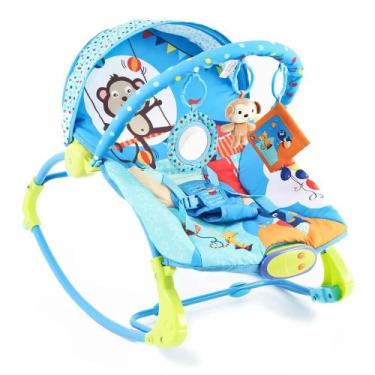 Imagem de Cadeira Descanso Musical Vibratória Circo Dican Azul