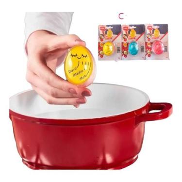 Imagem de Timer Cozimento de Ovo Ponto Certo Temporizador Termômetro - CLICK