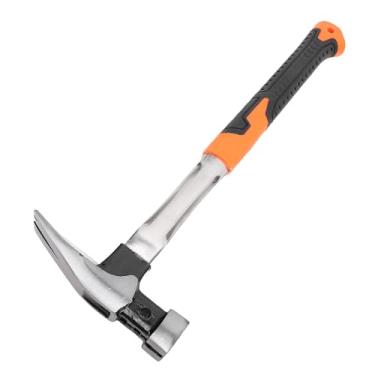Imagem de Cryfokt Martelo de Camping de Aço Inoxidável Leve, Alça Ergonômica, Martelo de Removedor de Estaca Magnética, Aderência Confortável, Adequada para Trabalho Ao Ar Livre e (Cabeça quadrada)