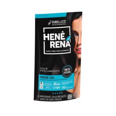 Imagem de Emb hene gel rena 180g sache preto azulado - EMBELLEZE