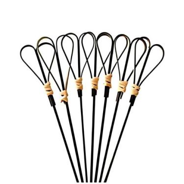 Imagem de Palito De Bambu De Petisco Preto 12cm 20 Un - Silverfestas - SILVER PL