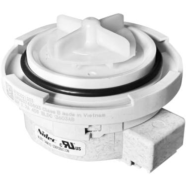 Imagem de Upgrade EAU63743803 Conjunto de bomba de drenagem para máquina de lavar LG WM3600HWA, WM3600HVA, WM3700HRA, WM3400CW, WM3700HVA, WM3700HWA, WM3500CW, bomba de substituição OEM, DC26V 1,7A 45W