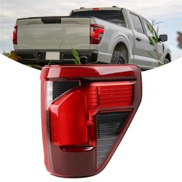 Imagem de YEQSHNG Luz traseira média W/BLIS montagem compatível com 2024-2025 Ford F150 XL/XLT/STX/Tremor lâmpada traseira externa com ponto cego modelo não OBS lado direito do passageiro RL34-13B504-B