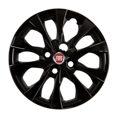 Imagem de Calota Esportiva 293CB Cubo Baixo 14 Preto Argo Mobi Palio - Garagem O