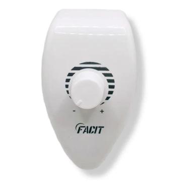 Imagem de Controle Velocidade Dimmer Dimer Sobrepor Branco Ventilador