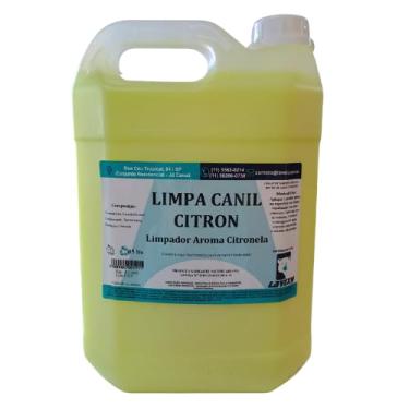 Imagem de Limpa Canil, Higienizador para Canil e Quintal Citronela 5 Lts - Limpa Fundo, Acaba com Odores, Bactericida e Virucida