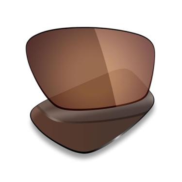 Imagem de Mryok Lentes de substituição UV400 compatíveis com Oakley Crosslink Zero OX8076 56 mm - Marrom bronze