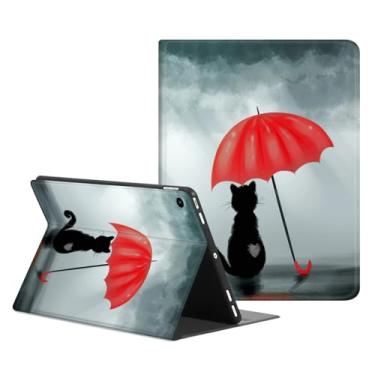 Imagem de Capa protetora fina compatível com Apple iPad 10ª geração 2022 iPad 10,9 polegadas com suporte, gato