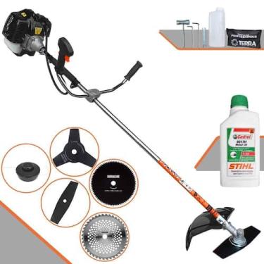 Imagem de Roçadeira Aparador de Grama Terra GRH520 À Gasolina 52cc 2,5HP Alta Ro