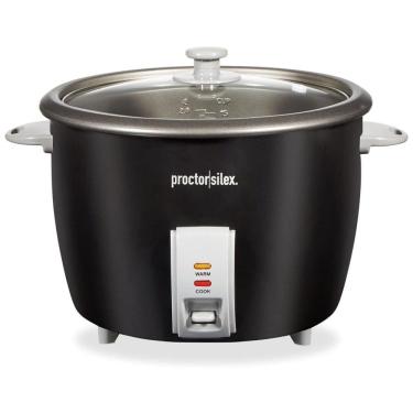 Imagem de Panela de Arroz Elétrica 2,8 Litros com Cesto á Vapor para Legumes, 1000W, 110v, PROCTOR SILEX 37555, Preto