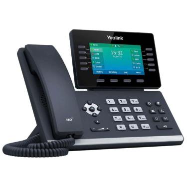 Imagem de Telefone com Fio e com expansão de 16 linhas, preto, YEALINK SIP T54S, Preto