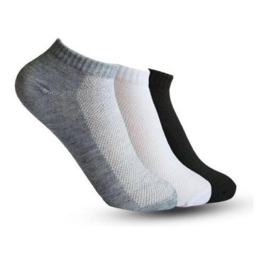 Imagem de Meias soquete básicas - Básica , Branco