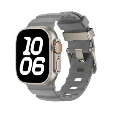 Imagem de Pulseira De Silicone Esportiva De 42mm-49mm Para Apple Watch Ultra 2 1