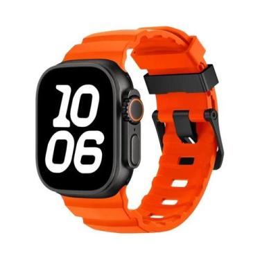 Imagem de Pulseira De Silicone Esportiva De 42mm-49mm Para Apple Watch Ultra 2 1