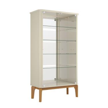 Imagem de Cristaleira Flip 2 Portas De Vidro Off White