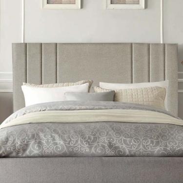 Imagem de Cabeceira Estofada Grécia 90cm Solteiro Para Cama Colchão Box Quarto Linho Bege - Aurora Line