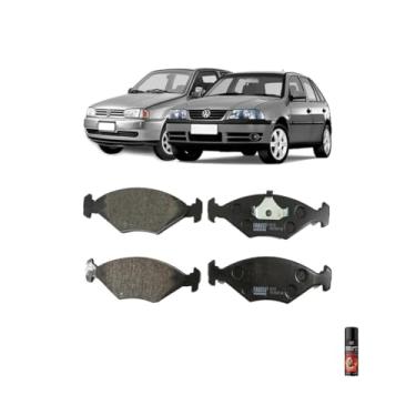 Imagem de Kit Pastilha Freio Gol 2000-2007 + Parati 1995> + Spray Anti Chios 200ml