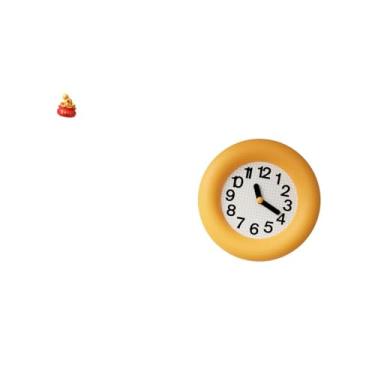 Imagem de Fenteer Ornamento de de Festival E Relógio de Parede Analógico Silencioso para Decoração de Quarto, Cozinha, Sala de Jantar, Inauguração de Casa E Pre