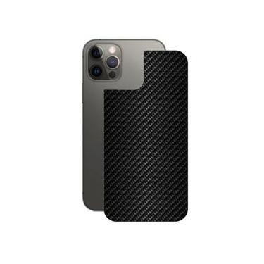 Imagem de Película iPhone 12ProMax-Traseira FibraCarbono Preta-Gshield