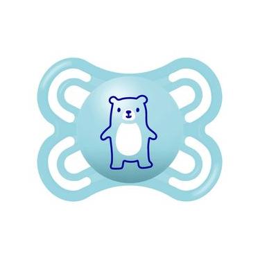 Imagem de Chupeta Perfect Bico de Silicone 0m+ Azul - MAM