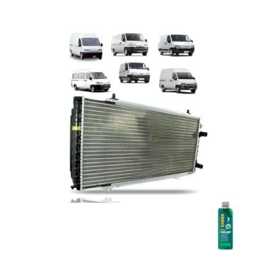 Imagem de Kit Radiador Ducato/Boxer/Jumper 2.5 + Aditivo Radiador Radiex R1882 Verde