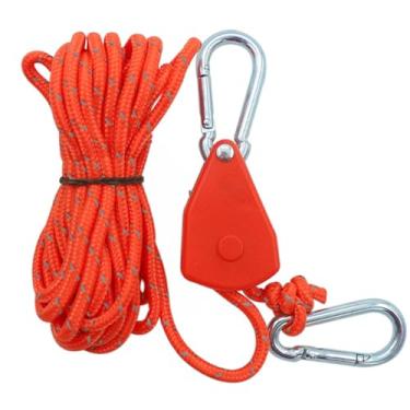 Imagem de Fivela fixa ajustável à prova de vento para barraca de uma peça, adequada para tendas, tecidos à prova d'água e guarda-sol, laranja