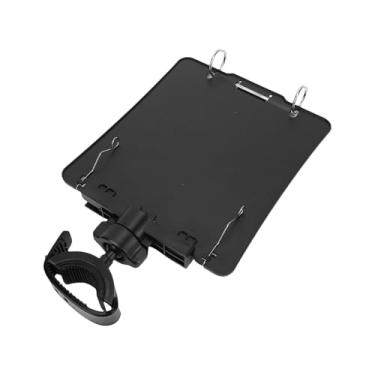 Imagem de Diydeg Lira de marcha para trompete, porta-partituras com rotação de 360° de liberação rápida, tiras de silicone para fixação segura e presilhas de metal para músicos de trompete