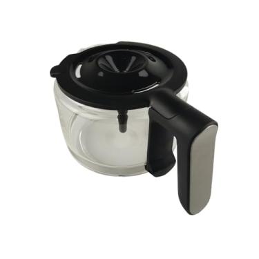 Imagem de Jarra de vidro de substituição para cafeteira, compatível com cafeteiras de gotejamento Philips HD7900.