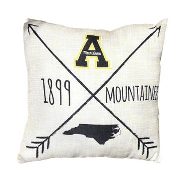 Imagem de Pegasus Sports Almofada decorativa NCAA Team Wordmark, cor do time, 45 x 45 (Appalachian State Mountaineers)