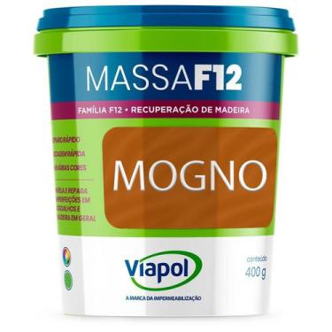 Imagem de Massa Calafetar Correção Madeira Viapol F12 400G Mogno, MOGNO