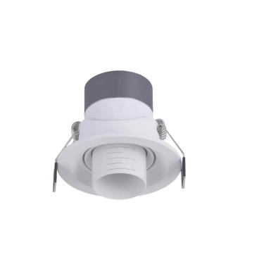 Imagem de Spot Led LOVA Embutir 5W 2700K 400Lms 15-60° Bivolt IP20 – Nordecor | Branco Cód. 6450