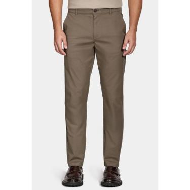 Imagem de Calça Aramis Chino Slim Clássica Sarja Verde Militar-Masculino