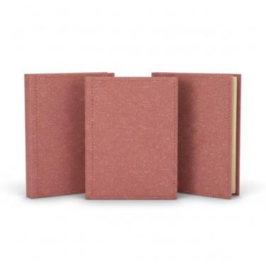 Imagem de Caderno Executivo Mini com Capa Dura, 50 Folhas sem Pauta, Sticky Notes Inclusos, 10,5 x 8 x 1,2 cm, Cores Sortidas em Verde, Marrom e Bege (3, Vermelho)