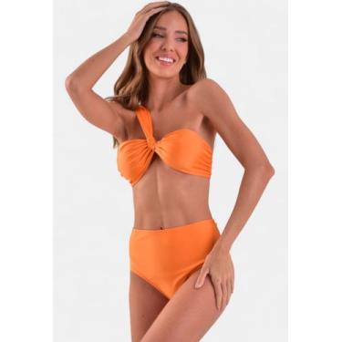 Imagem de Biquíni Areia Branca Baly Hot Pant Laranja, GG