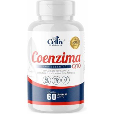 Imagem de Coenzima Q10 100mg Por Porção 60 Cápsulas Celliv-Unissex