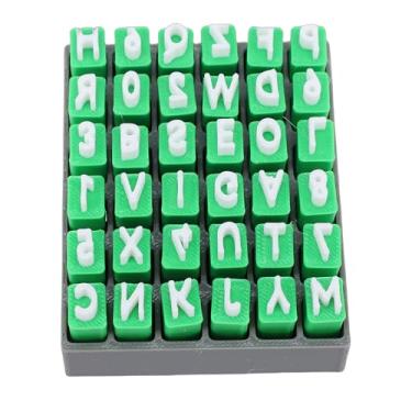 Imagem de Naroote Selos de Argila, Conjunto Completo de Letras Maiúsculas e Números para Decoração de Cerâmica, Com Caixa de Armazenamento Resistente para Projetos DIY, Embrulho de Presente e