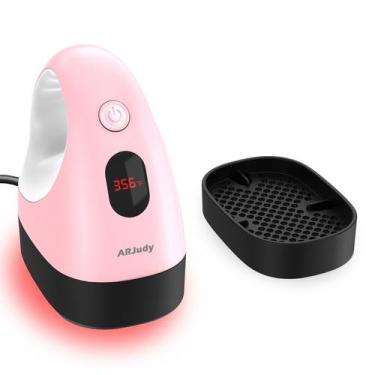 Imagem de Máquina de prensa térmica ArJudy Mini Heat Transfer Iron Pink