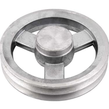 Imagem de Polia alumínio 180mm 2 canais perfil a - Vonder