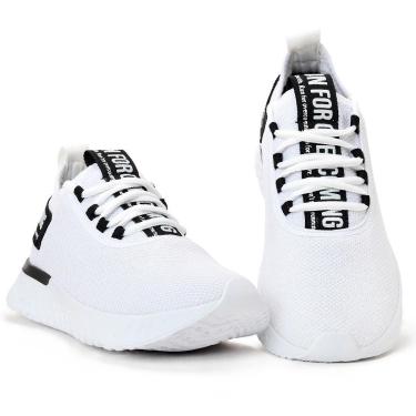 Imagem de Tênis Academia Feminino Esportivo Cadarço Conforto Treino Fit-Feminino