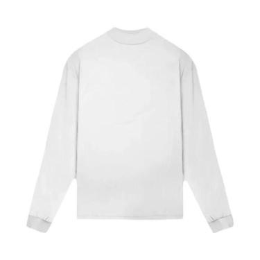Imagem de Camiseta Masculina Oversized De Manga Longa Com Gola Alta Para Corrida