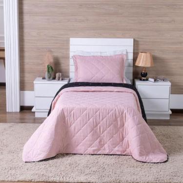 Imagem de Cobre Leito Solteiro Hipercal 400 Fios Bordado com Porta Travesseiro 0