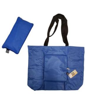 Imagem de Bolsas Dobrável Sacola Impermeável Estampada Vira Carteira - Perola, A