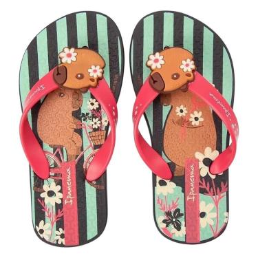 Imagem de Chinelo Infantil Menina Dia a Dia Passeio Capivara Ipanema-Feminino