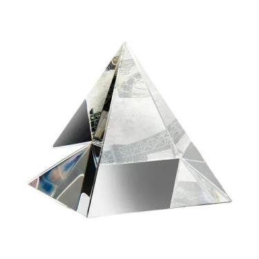 Imagem de Prisma Transparente K9 De 50mm, Pirâmide Tetraédrica De Cristal De Vid