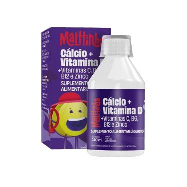 Imagem de Cálcio + Vitamina D 240ml Sabor Frutas Vermelhas Malttinha Maltta-Unissex